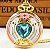 Relógio de Bolso Vintage Sakura Gold - Pedra Azul - Serve como Colar e Pingente - Imagem 1