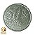 Moeda de 50 Centavos 2000 - Cuproniquel - RARA - V-546 - Flor de Cunho - Imagem 1