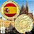 Lançamento - Medalha Colorida Copa do Mundo 2026 - Espanha - 40.0 mm - FC - Imagem 1