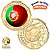 Lançamento - Moeda Colorida Copa do Mundo 2026 - Portugal - 40.0 mm - FC - Imagem 1