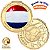Lançamento - Moeda Colorida Copa do Mundo 2026 - Holanda - 40.0 mm - FC - Imagem 1