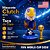 Copa do Mundo 2026 - Mascote Clutch (EUA) + Taça da Copa - Mascote Oficial - 12cm / 90g com Base - FIFA WORLD CUP 2026 - Imagem 1
