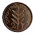 Palestina - Réplica da Moeda de 2 Mils 1941 - Palestina Britânica / Flor de Cunho - Imagem 2