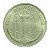 Moeda de 100 Réis 1938 - V-142 - Tamandaré - Cupro - Flor de Cunho - Imagem 1