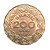 Moeda de 200 Réis 1942 - V-168 - Getulio Vargas - Niquel Rosa - Flor de Cunho - Imagem 1