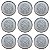 Promoção - 09 Moedas de 5 Centavos 1986 - V-383 - Aço Inox - Flor de Cunho - Imagem 2