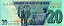 Zimbabwe - Cédula de 20 Dollars 2020 - P-104a - Hibrida - FE - Imagem 3