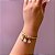 Pulseira Semijoia com Berloques e Pedra da Lua Sintética – Elegância e Charme | Banho de Ouro 18k - Imagem 1