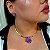 Conjunto Rígido Choker e Brinco Ametista – Intuição e Serenidade | Banho de Ouro 18k - Imagem 4