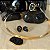 Conjunto Rígido Choker e Brinco Turmalina Negra – Proteção e Força | Banho de Ouro 18k - Imagem 1