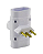 Pino Adaptador Force Line Tripolar Branco - Imagem 2