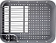 Escorredor Plástico De Louças Ou Para 12 Pratos Cinza - Imagem 2