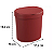 Lixeira De Bancada Coza Oval 2,5L Vermelho - Imagem 2