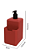 Porta Detergente E Esponja Coza Vermelho - Imagem 2