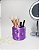 Organizador Porta Pincéis Capitonê Roxo 9x7cm - Imagem 1