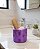 Organizador Porta Pincéis Capitonê Roxo 9x7cm - Imagem 3