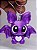 Chaveiro Morcego Fofo Roxo 4x4cm Miniatura 3D - Imagem 3