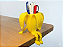 Porta Canetas Banana 3D Articulado 8cm - Imagem 1