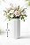 Vaso Decorativo Branco em Termoplástico 12 cm - Imagem 4