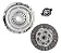 Kit embreagem recuperada FIAT 147-UNO-PREMIO-ELBA-FIORINO 1.0 ../94 - Imagem 1