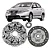 Kit embreagem recuperada CITY 1.5 16V FLEX 09/..-FIT 1.4/1.5 16V FLEX 09/.. - Imagem 1