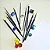 Kit 12pcs Pincéis De Pintura Para Artesanato E Equipamentos Artísticos Multifuncionais - Imagem 3