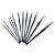 Kit 12pcs Pincéis De Pintura Para Artesanato E Equipamentos Artísticos Multifuncionais - Imagem 5