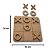 kit 10 Jogo da velha em MDF 10 cm tabuleiro brinquedo presente lembrancinha - Imagem 2