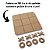 kit 10 Jogo da velha em MDF 10 cm tabuleiro brinquedo presente lembrancinha - Imagem 3