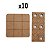 kit 10 Jogo da velha em MDF 10 cm tabuleiro brinquedo presente lembrancinha - Imagem 4