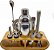 Kit Coqueteleira Profissional 12 Peças Inox 550ml para Drinks - Imagem 2