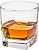 Kit jogo 6 Copos De Vidro Para Whisky 250ml Gelo Diamonds - Imagem 1