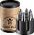 Conjunto Whiskey Stone Bullets Pedras de whisky em forma de bala com base de congelador giratório - Imagem 1