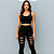 Legging Giletada em Suplex Fitness Feminina - Imagem 1