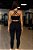 Conjunto Fitness Legging Top Canelado Feminino - Imagem 2