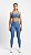 Conjunto Fitness Legging e Top Básico Freedom com Brilho - Imagem 1