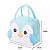 Bolsa Térmica Infantil Lancheira Escolar Marmita C/ Alça Estampas Animais Fofos 3D - Imagem 4