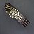 PUSEIRA WING MARROM E OURO VELHO - Imagem 6