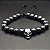 PULSEIRA HEMATITA SKULL - Imagem 1
