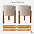 Kit 2 Puffs Redondos Decorativos com Pés de Madeira - Cor Bege - Imagem 5