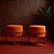 Kit 2 Puffs Redondos Argola Terra Cota - Design Industrial e Conforto - Imagem 3