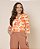 BLUSA VISCOLYCRA ESTAMPADA Mg 3/4 COM AVIAMENTO DECOTE - Imagem 2