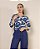 BLUSA VISCOLYCRA ESTAMPADA Mg 3/4 COM AVIAMENTO DECOTE - Imagem 3