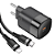 Carregador Quantum -  USB-C + Cabo Tipo-C x Ligthning  - Preto - Imagem 2