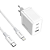Kit Carregador Premium 65w - USB + Dual USB-C + Cabo Tipo-C x Lightning - Imagem 1