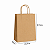 Sacola Kraft M 23,5x10x31,5 - Imagem 1