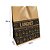 Saco Kraft Delivery Impressão Preto M 19x12x26Cm 50Un - Imagem 1