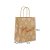 Sacola de Papel Kraft Boas Festas 27x20x33 - Imagem 1