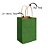 Sacola de Papel Kraft Verde Mini 13,5x8x16 - Imagem 2
