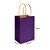 Sacola de Papel Kraft Roxa Mini 13,5x8x16 - Imagem 1